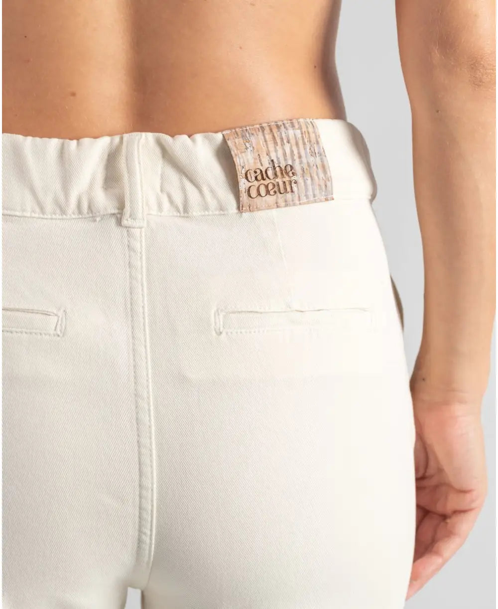 Flare maternity and post partum jeans Sabrina beige