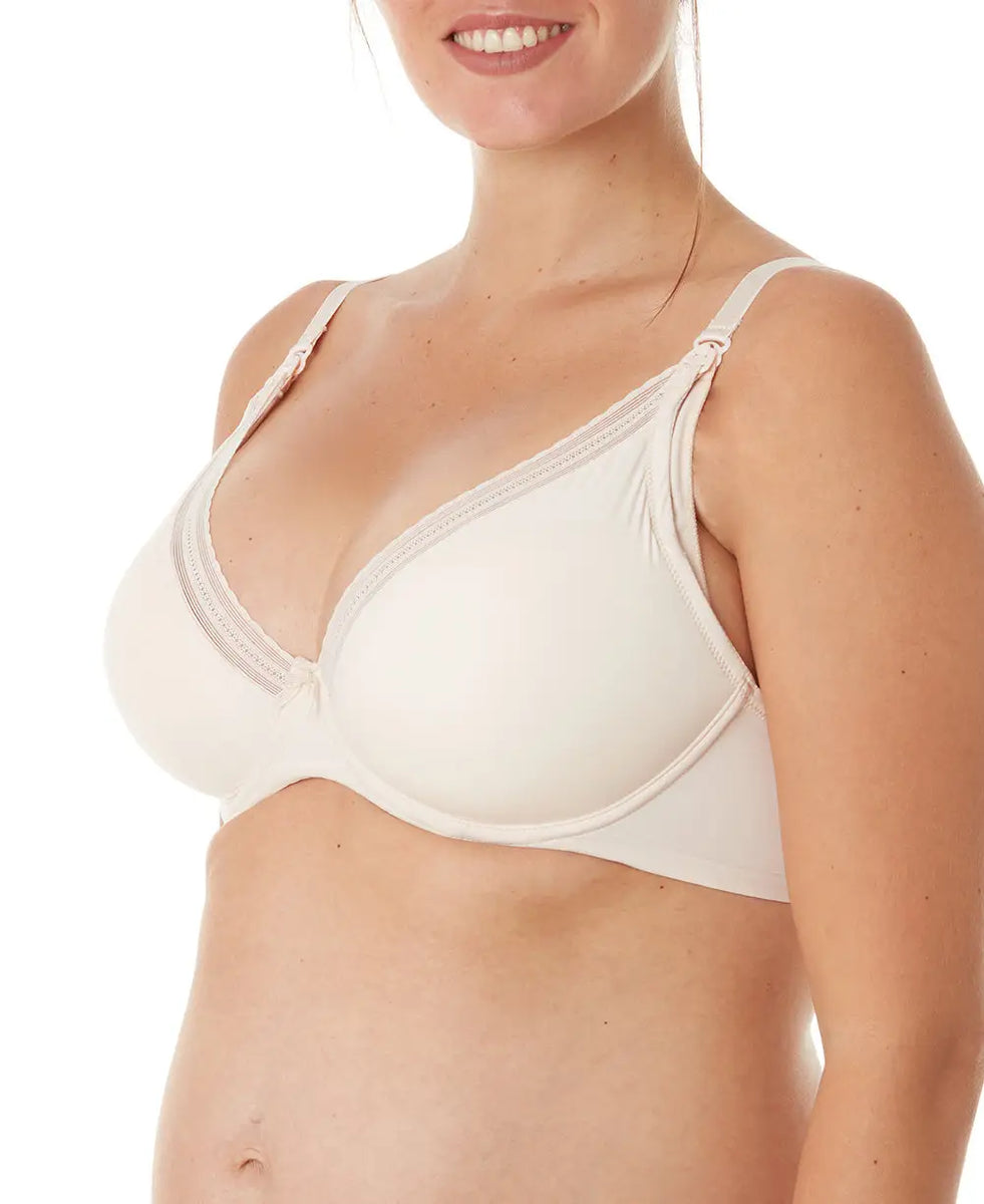 Anita Maternity Basic Women`s Underwire Nursing Bra, 40D, White