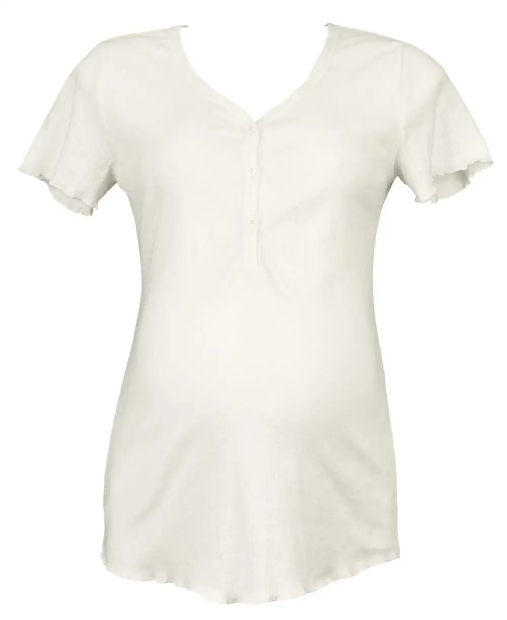Maternity and Nursing T-Shirt Trousseau natural
