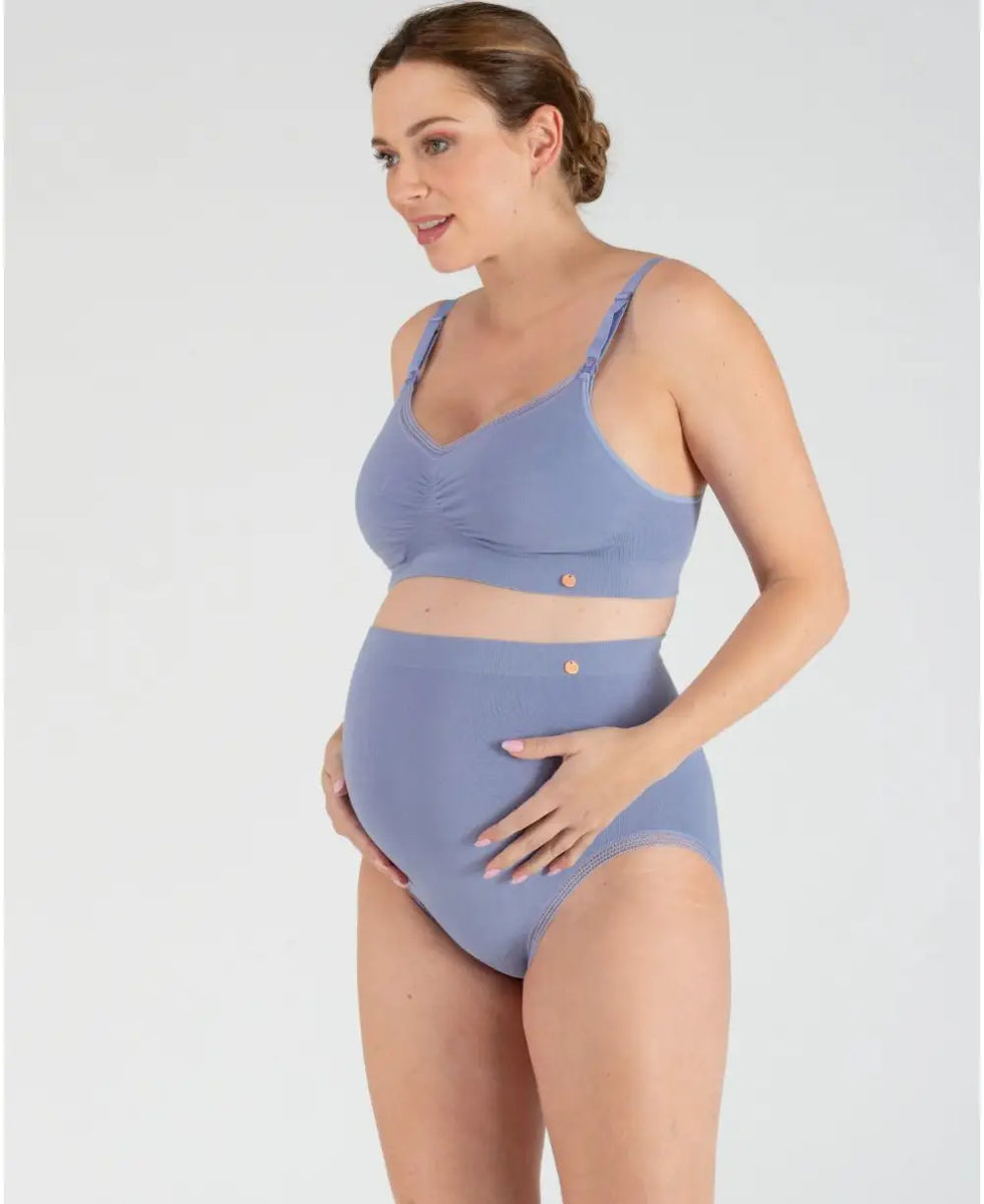 Motherhood Seamless Removable Pads Maternity and Nursing Bra Copen Blue at   Women's Clothing store