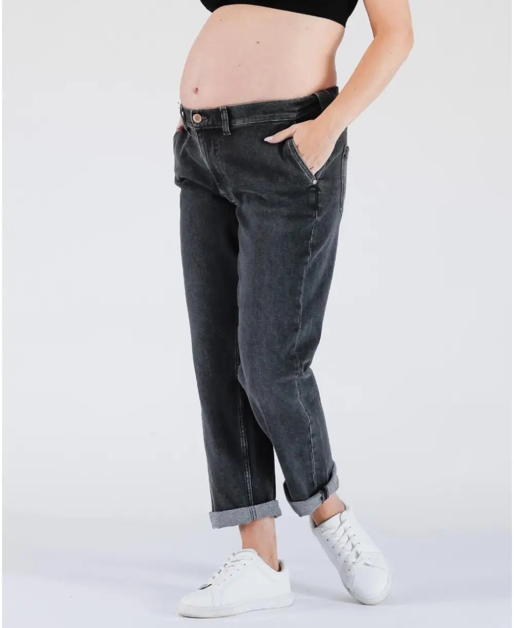 Mom fit maternity and post partum jeans Carrie grey used