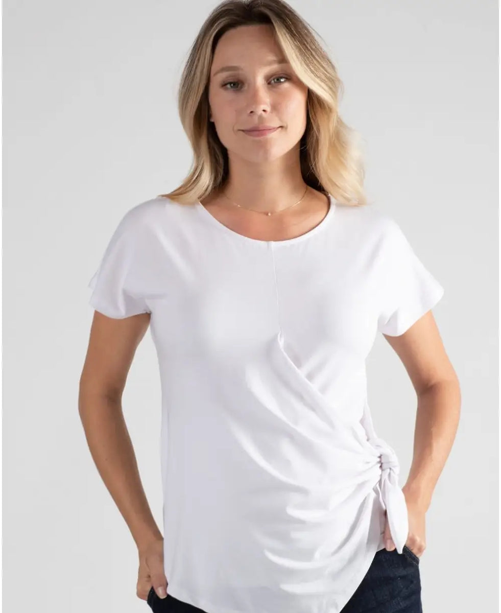 Latched Mama Coastline Cotton Nursing Top & Shorts Set