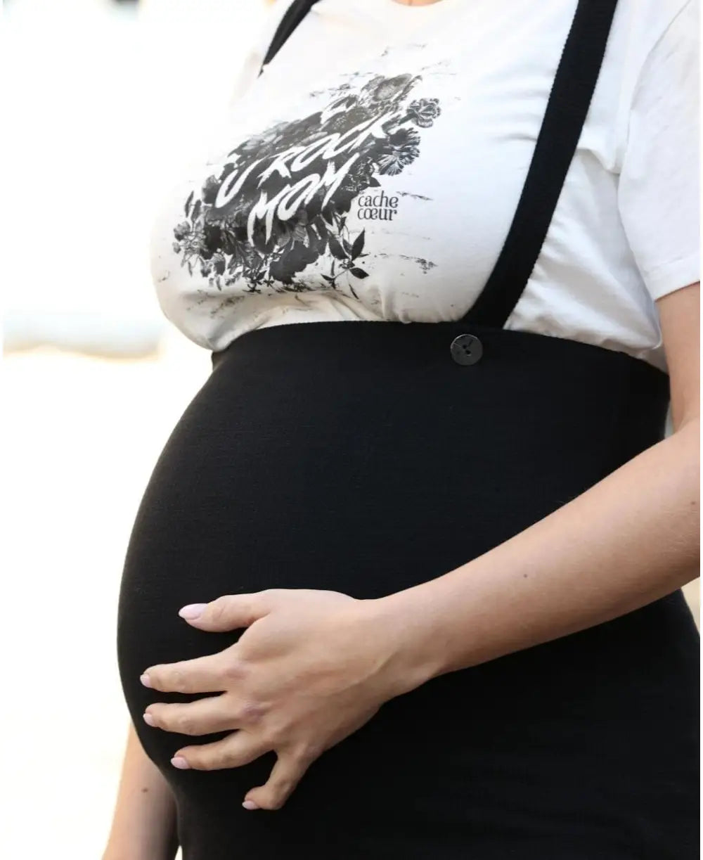 Pregnancy pencil skirt Alicia black