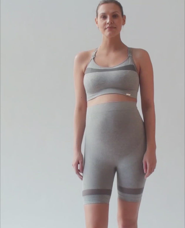 sportswear mom-to-be panty Woma grey