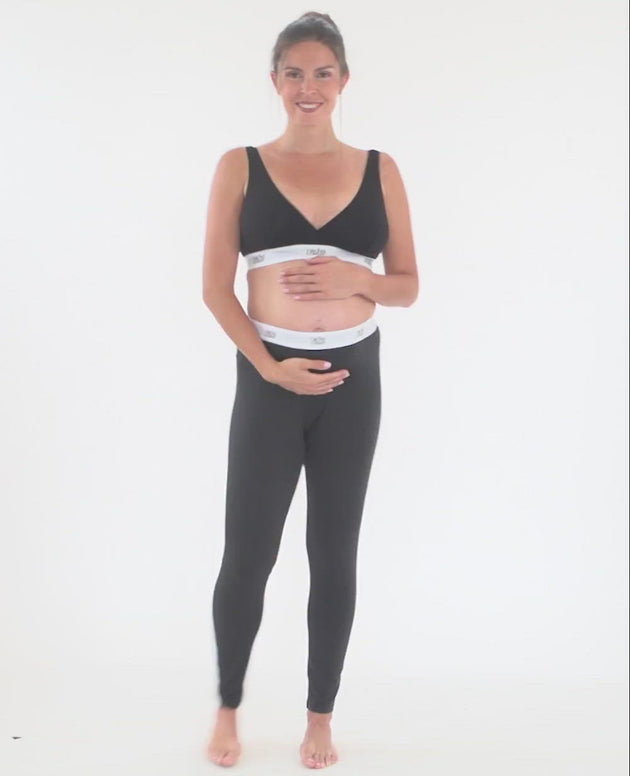Maternity leggings black