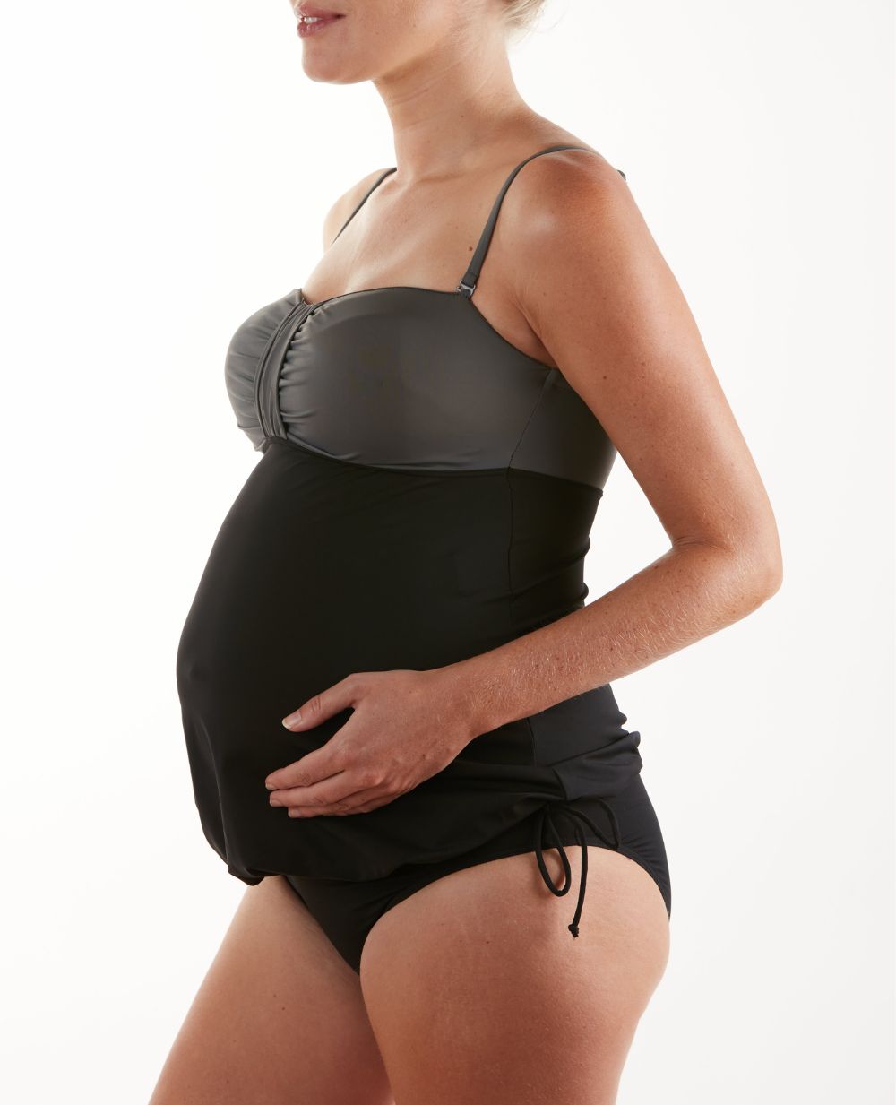 Maternity tankini eden black