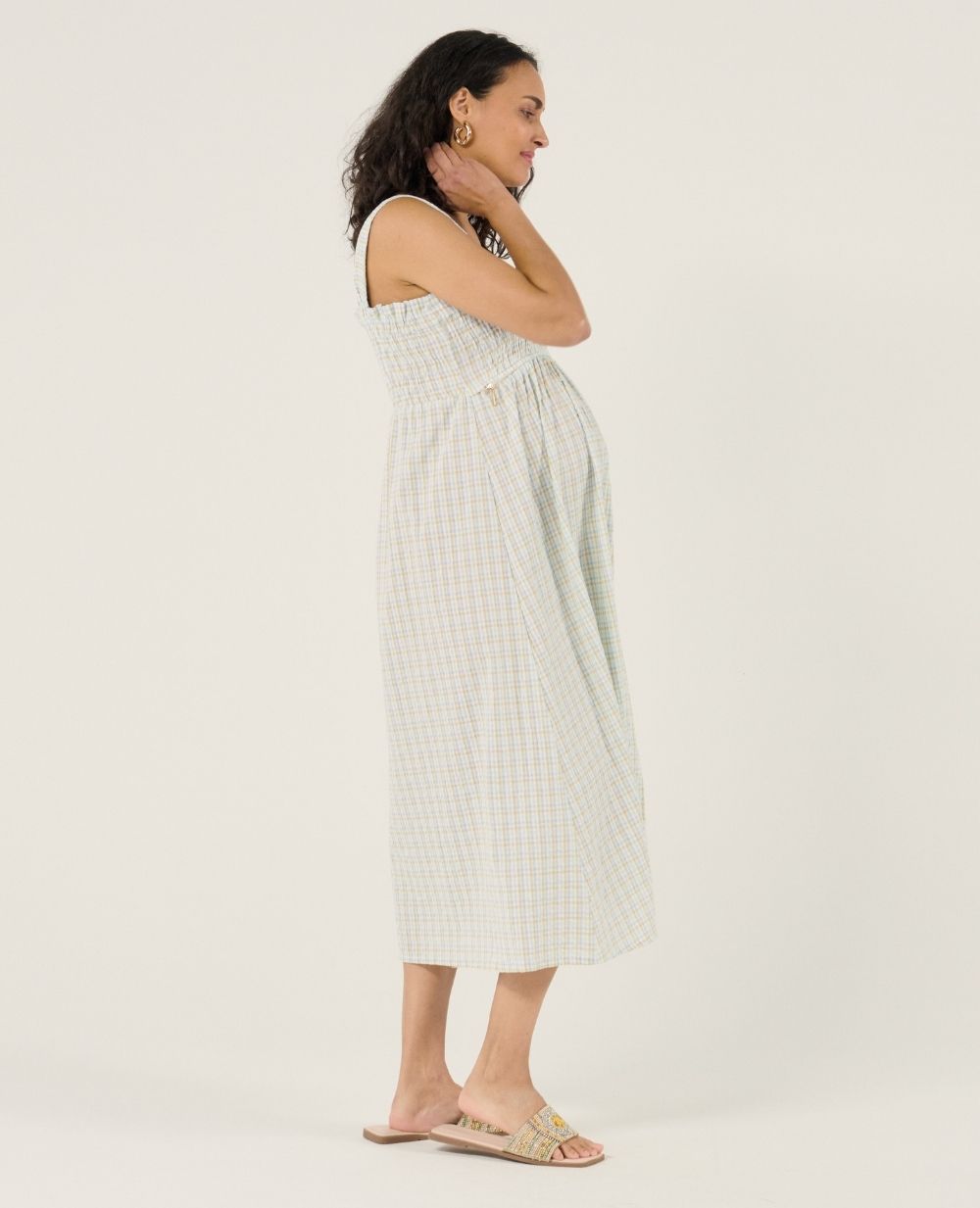 nursing midi dress Alice nursing midi dress smock