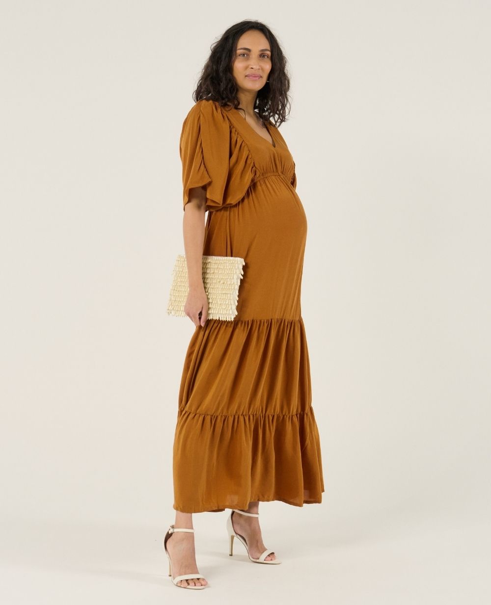 brown nursing dress NURSING COLLECTION: In Your Happy Place Brown Corduroy Dress, Large - The Mint Julep Boutique