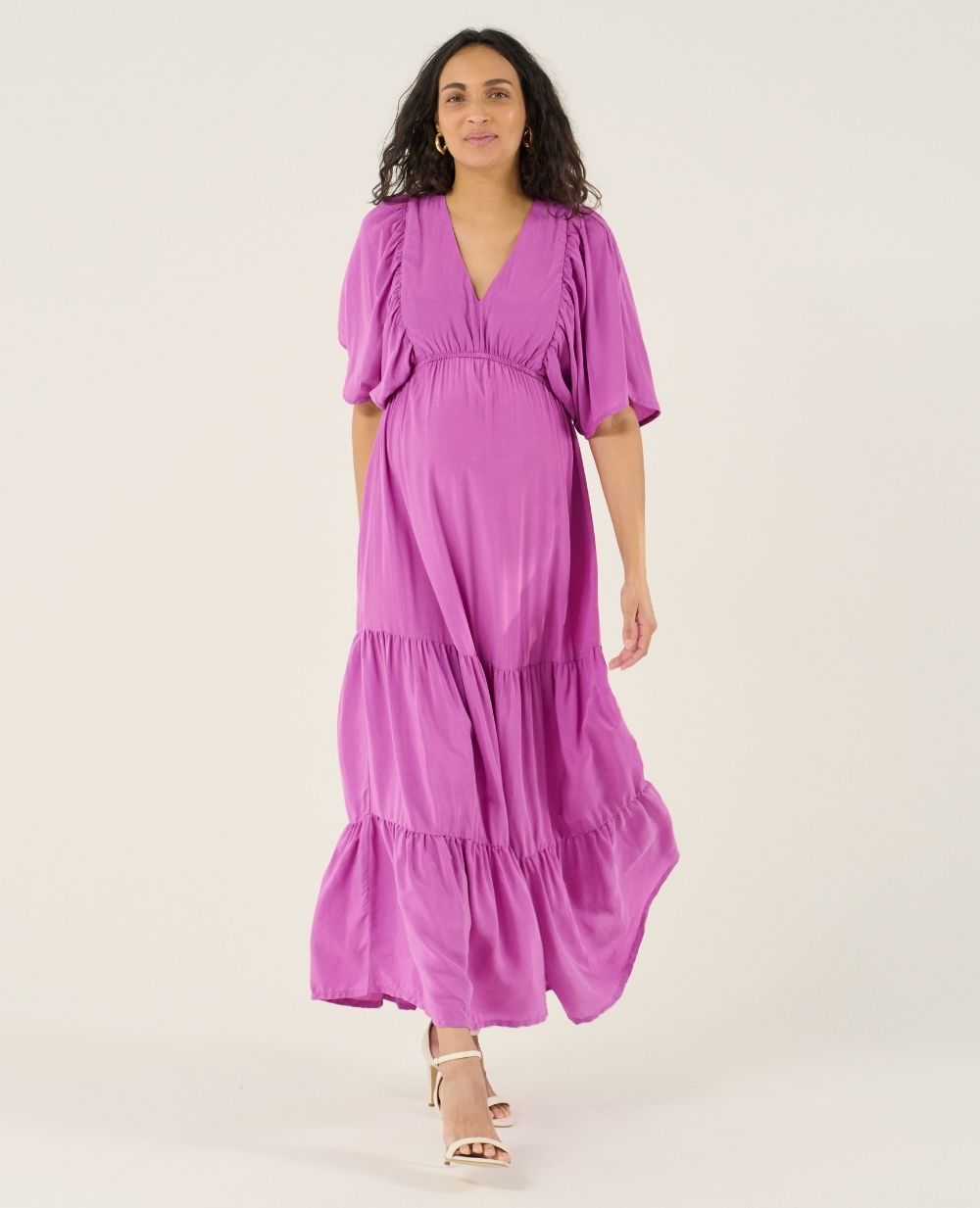 Claudette nursing bohemian maxi dress - Petunia L Claudette nursing bohemian maxi dress - Petunia L