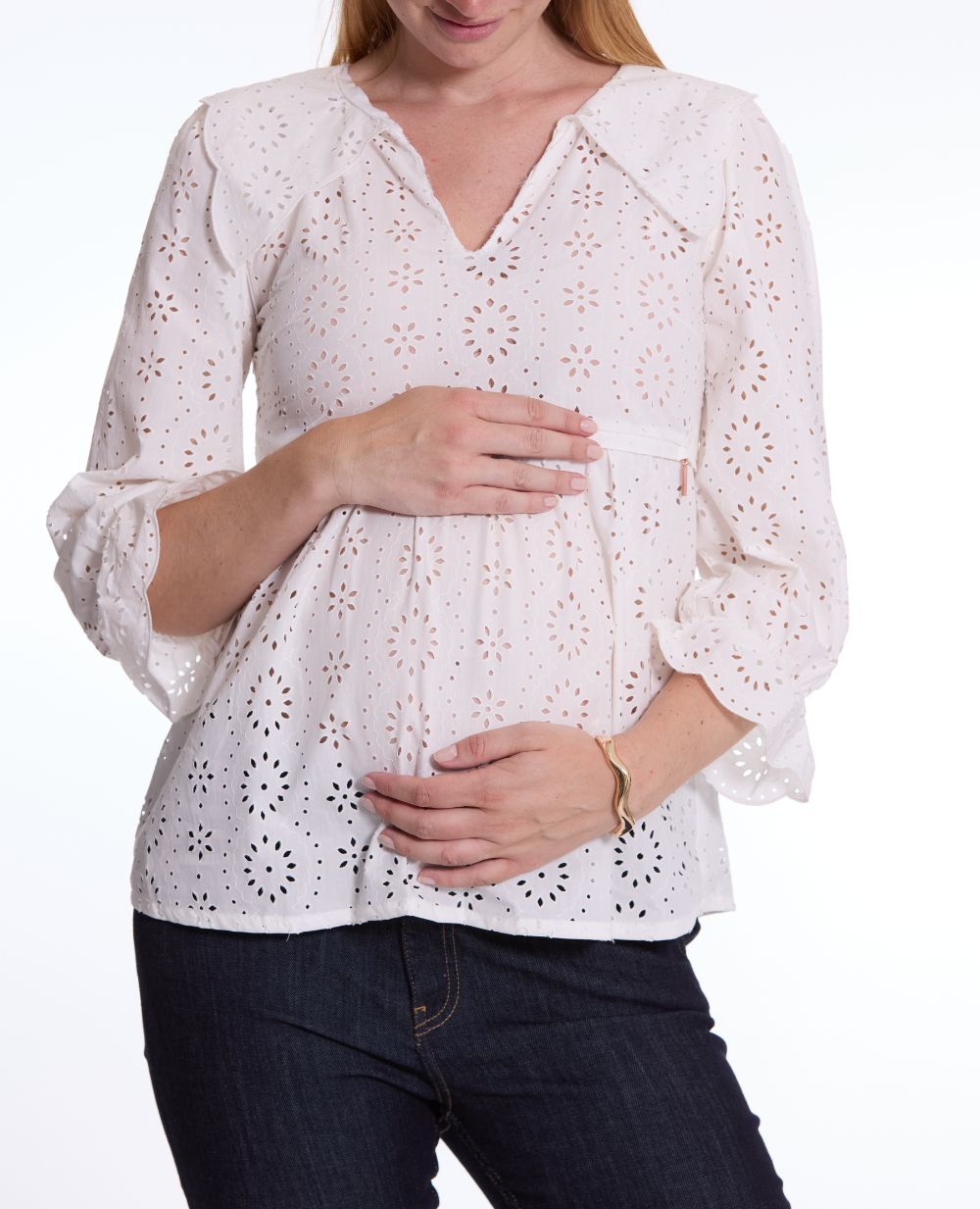 Maternity and Nursing Blouse Clothilde