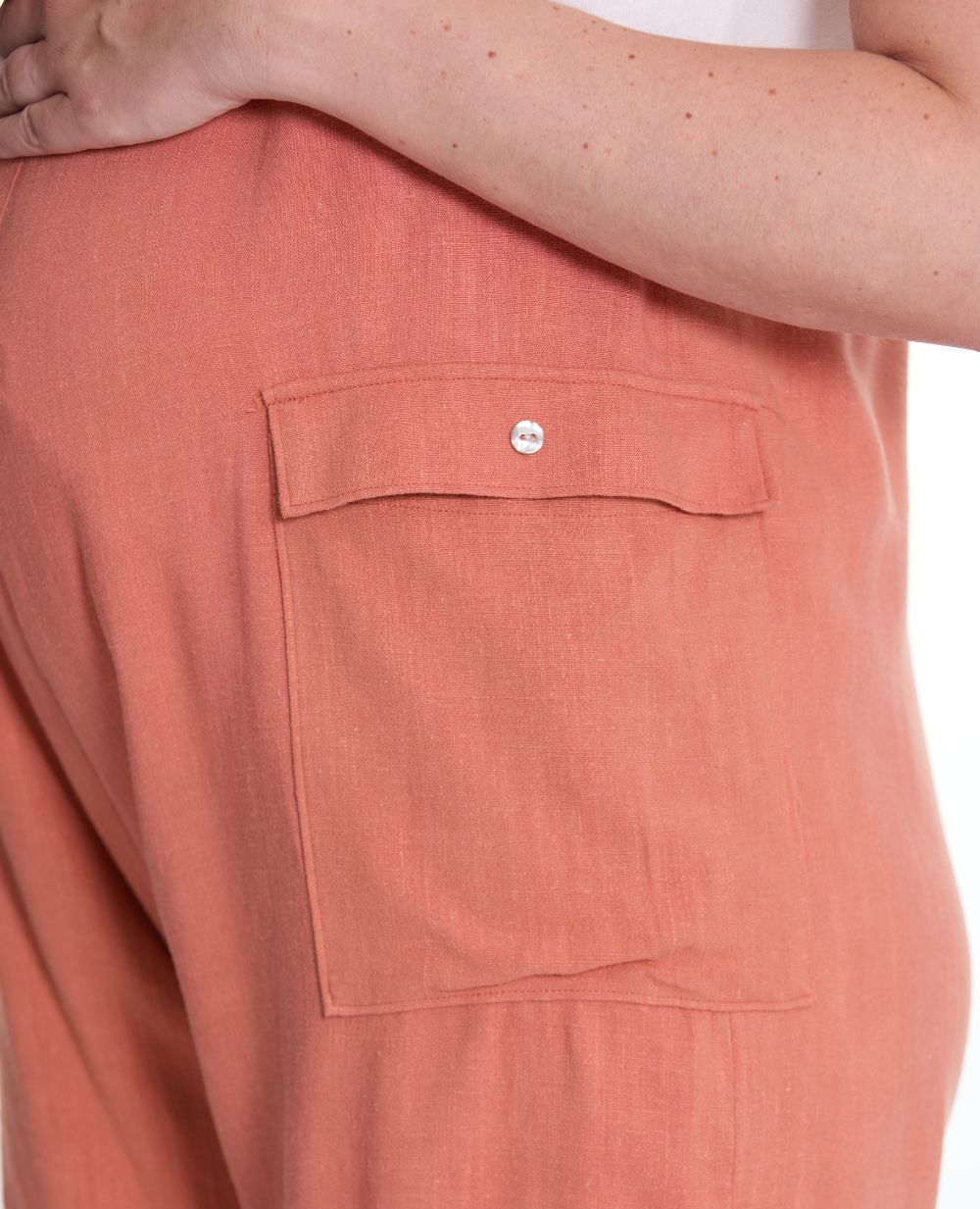 Maternity Shorts Overall Eloise apricot