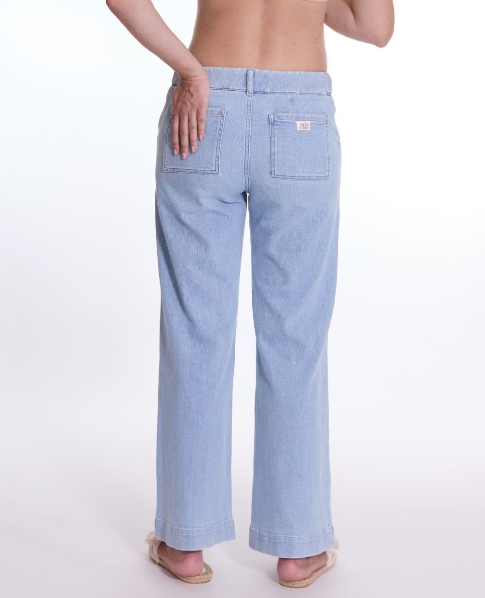 Maternity Wide-Leg Jeans Kelly Light Blue