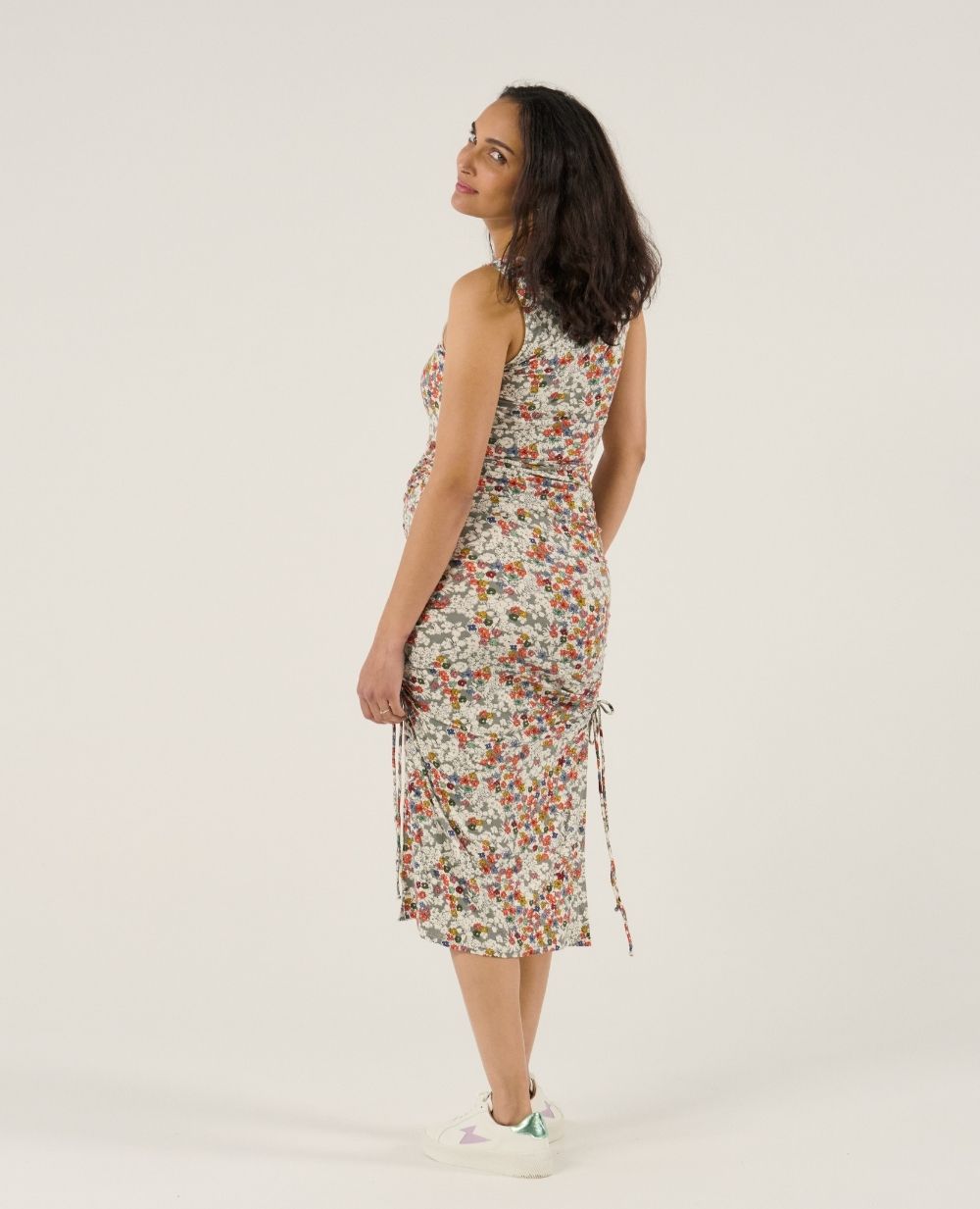 multicolor ruched dress Dress Multicolor Chaya Nuri Ruched Dress Advait