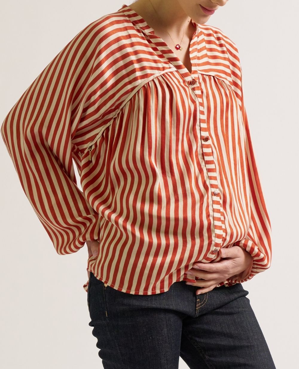 Nursing Blouse & Shirt Madeleine Copper