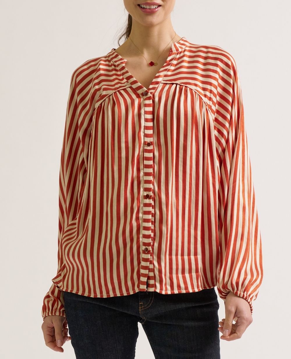 Nursing Blouse & Shirt Madeleine Copper