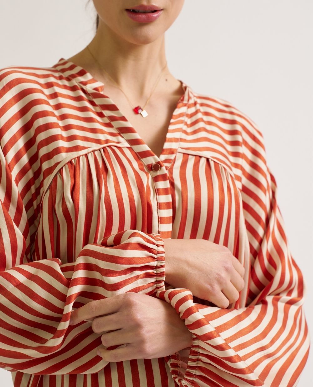 Nursing Blouse & Shirt Madeleine Copper
