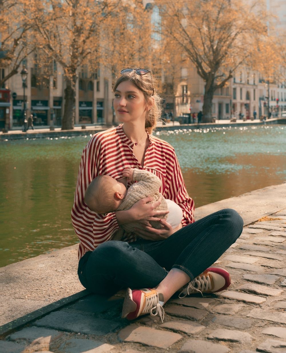 Nursing Blouse & Shirt Madeleine Copper