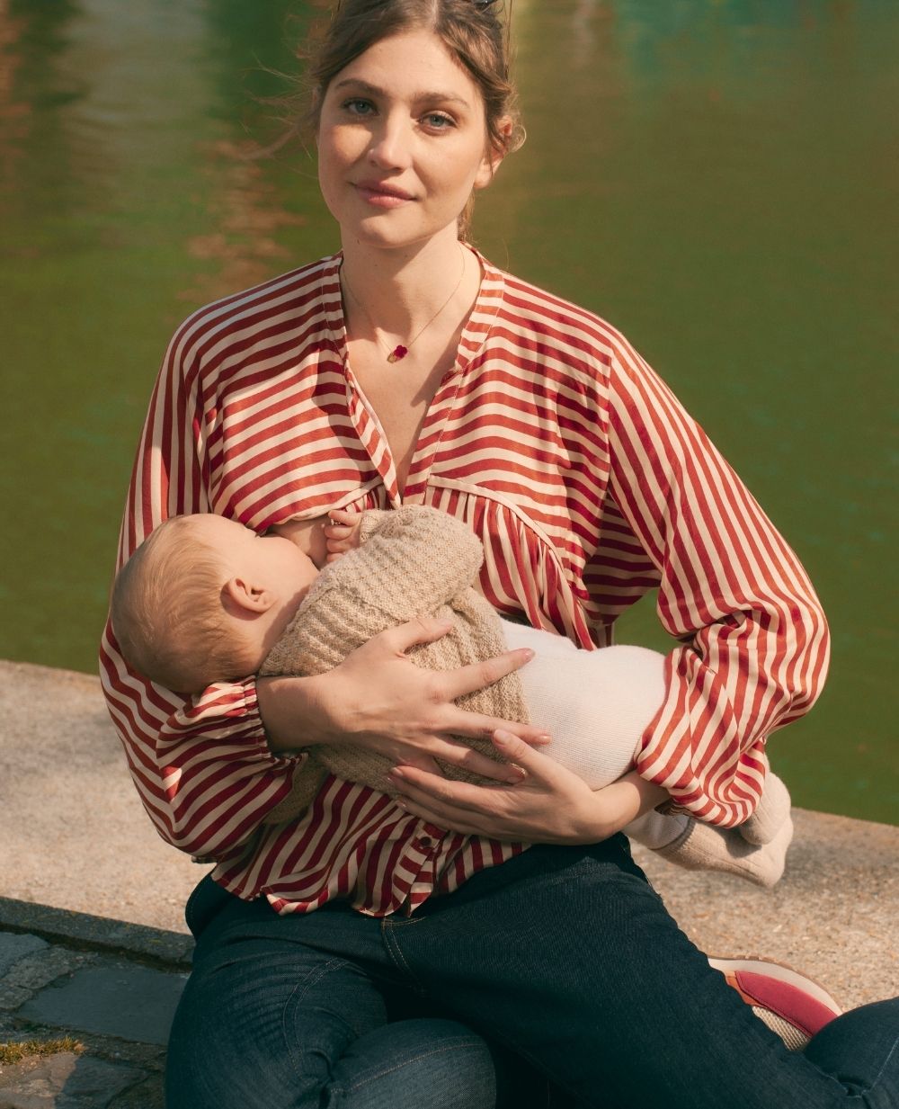 Nursing Blouse & Shirt Madeleine Copper