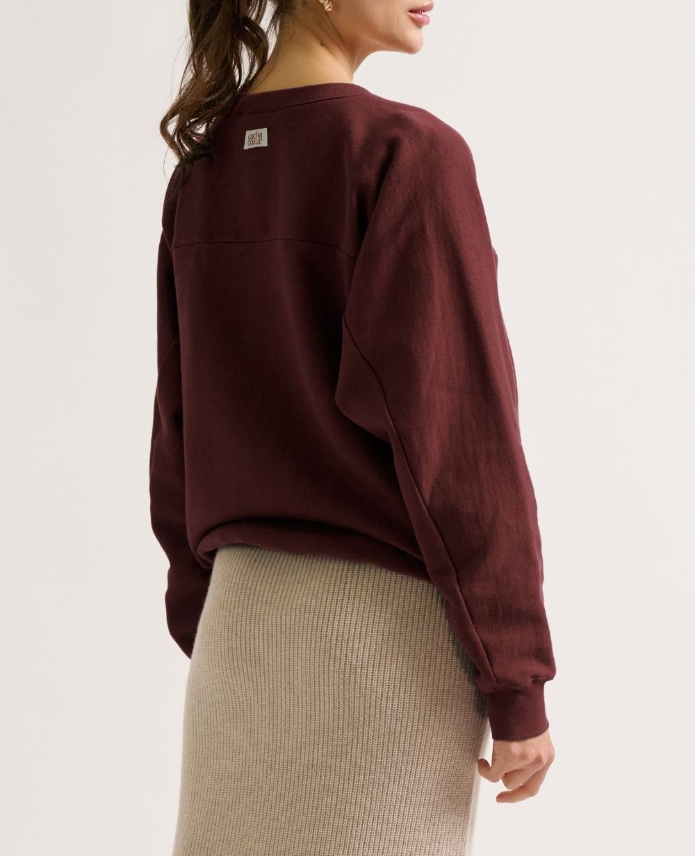 Nursing Sweatshirt Mom Plum