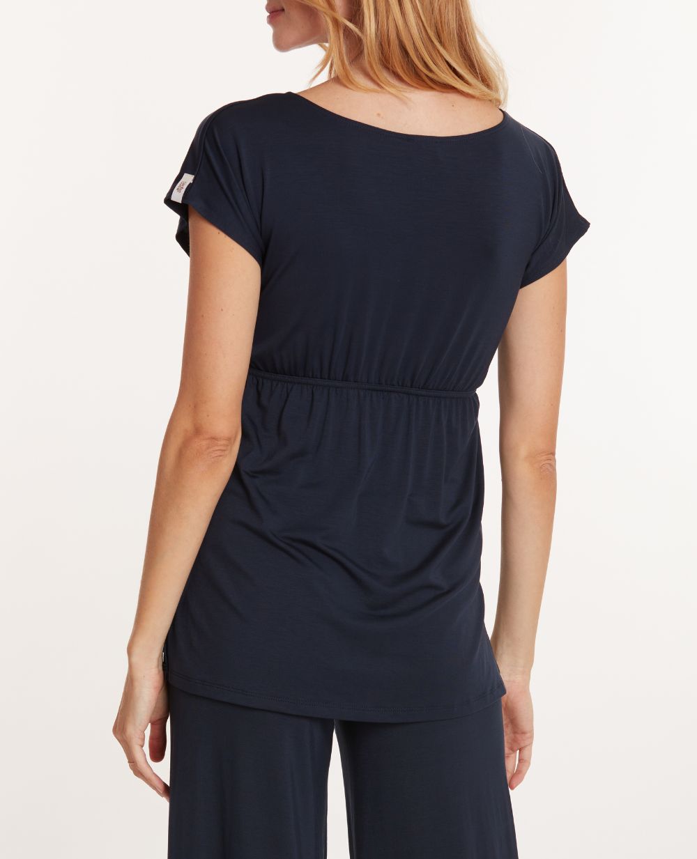 Origin Indigo pregnancy and nursing tunic