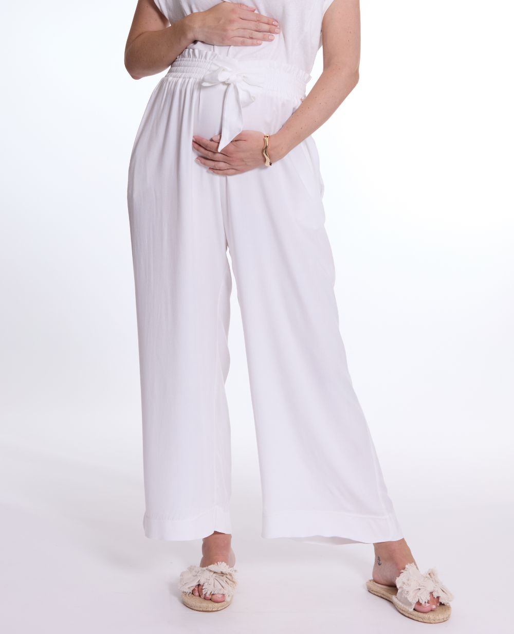 Maternity Pants Sahel white