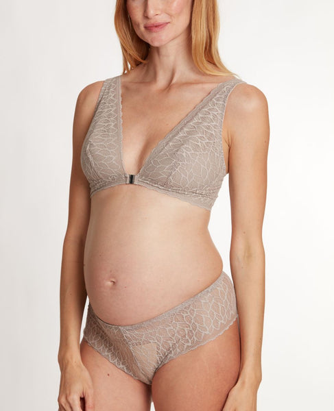 Maternity and nursing bra Bliss taupe | Cache Cur  Cache Cur US