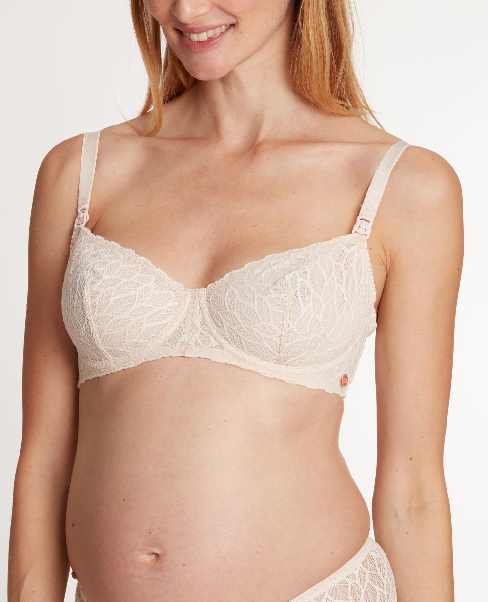 Pregnancy and nursing bra Bliss blush