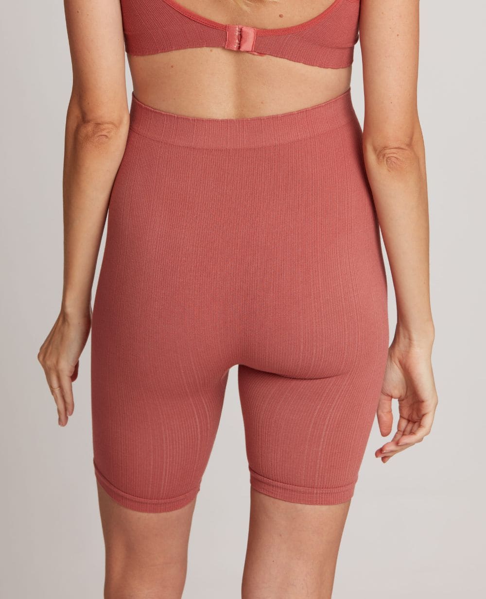 Seamless maternity panty Zoé terracotta