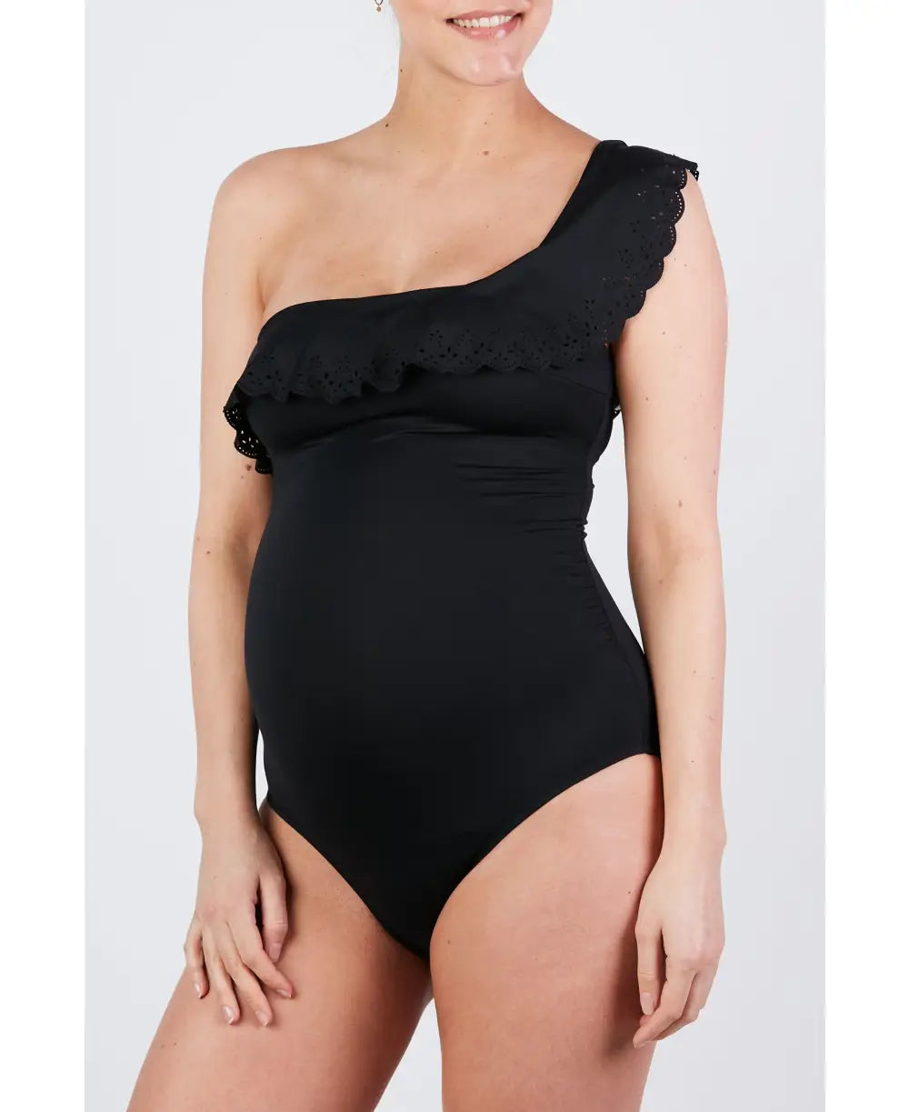 Bloom maternity swimsuit black