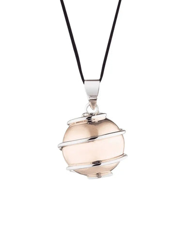 Bola de grossesse Twist Rhodium Or Rose - Mom-to-be necklace
