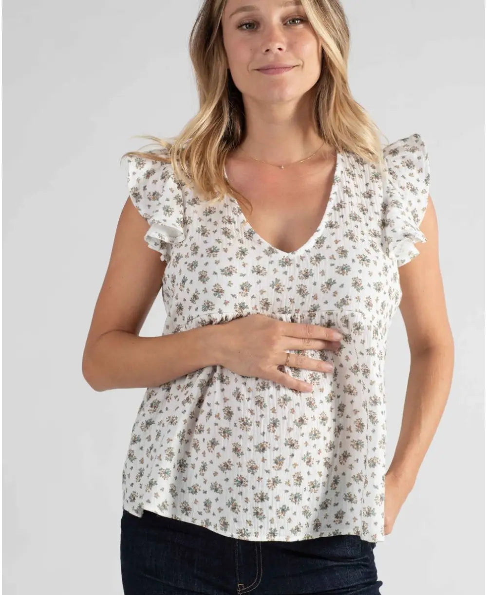 Butterfly top for pregnancy and breastfeeding Suzanne