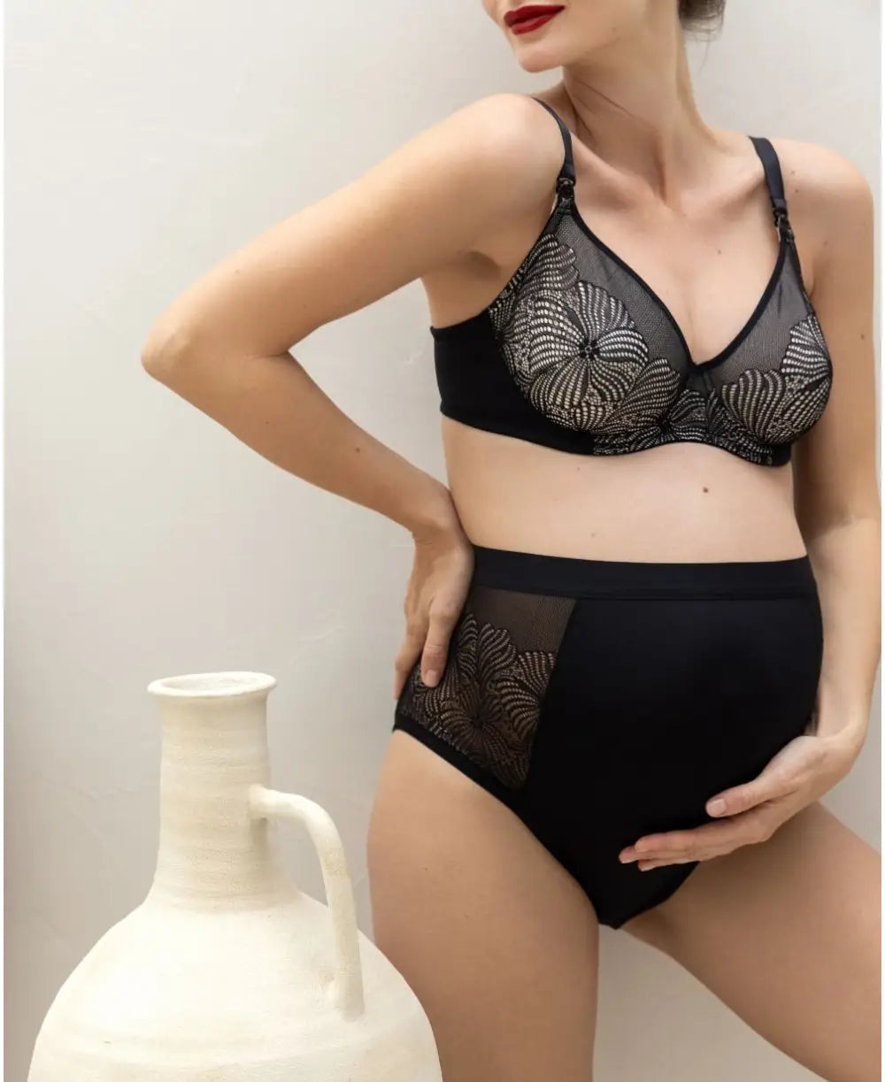 Dahlia black pregnancy and nursing bra - Soutien-gorge
