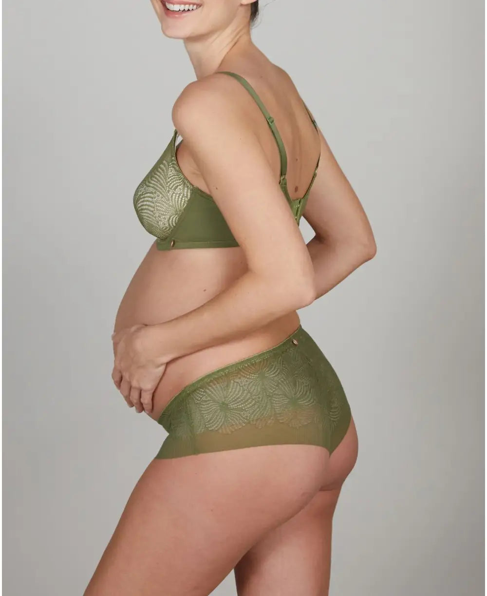 Dahlia khaki pregnancy and nursing bra - Soutien-gorge