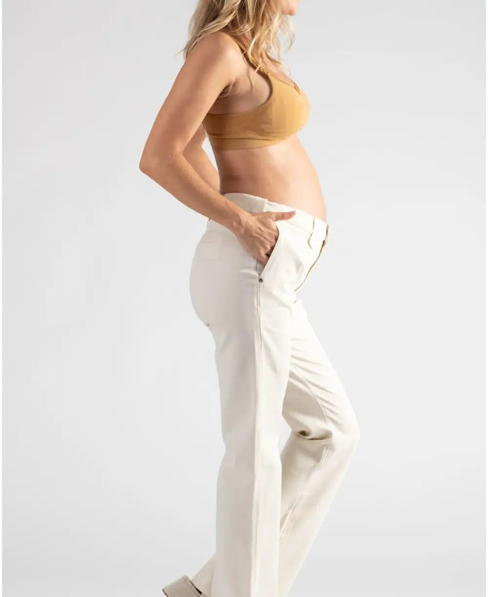 Bando Belly Band for Pregnancy, Maternity Pants and Jeans Extender for All  Trimesters and Including Post Pregnancy (Medium/Large, Black) - Walmart.com