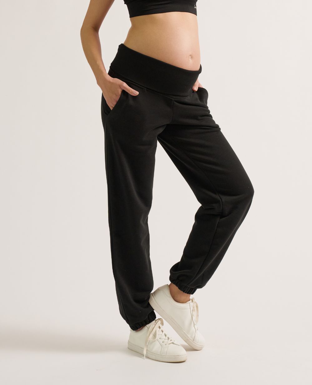 Woma Maternity Joggers Black