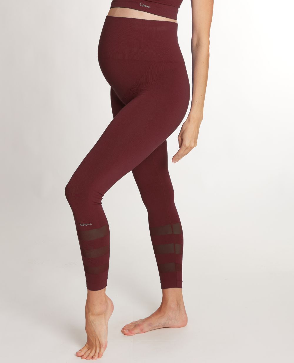 Women's Maternity & Sports Leggings Plum
