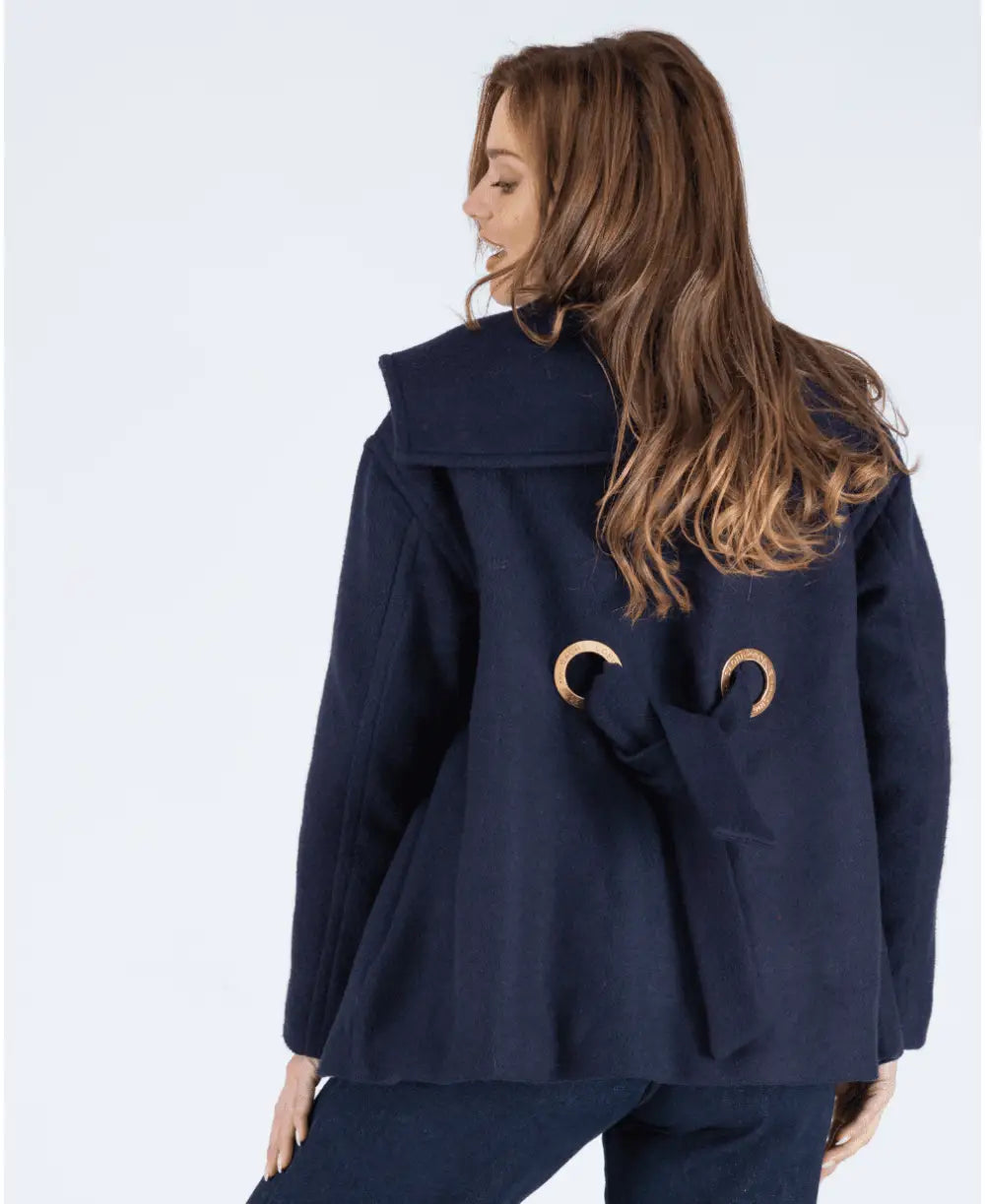 Malo navy pregnancy pea coat Cache Coeur Cache C ur US