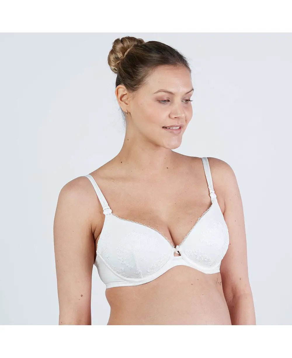 Maternity and nursing push-up bra Louise ivory - Cache Coeur – Cache Cœur US