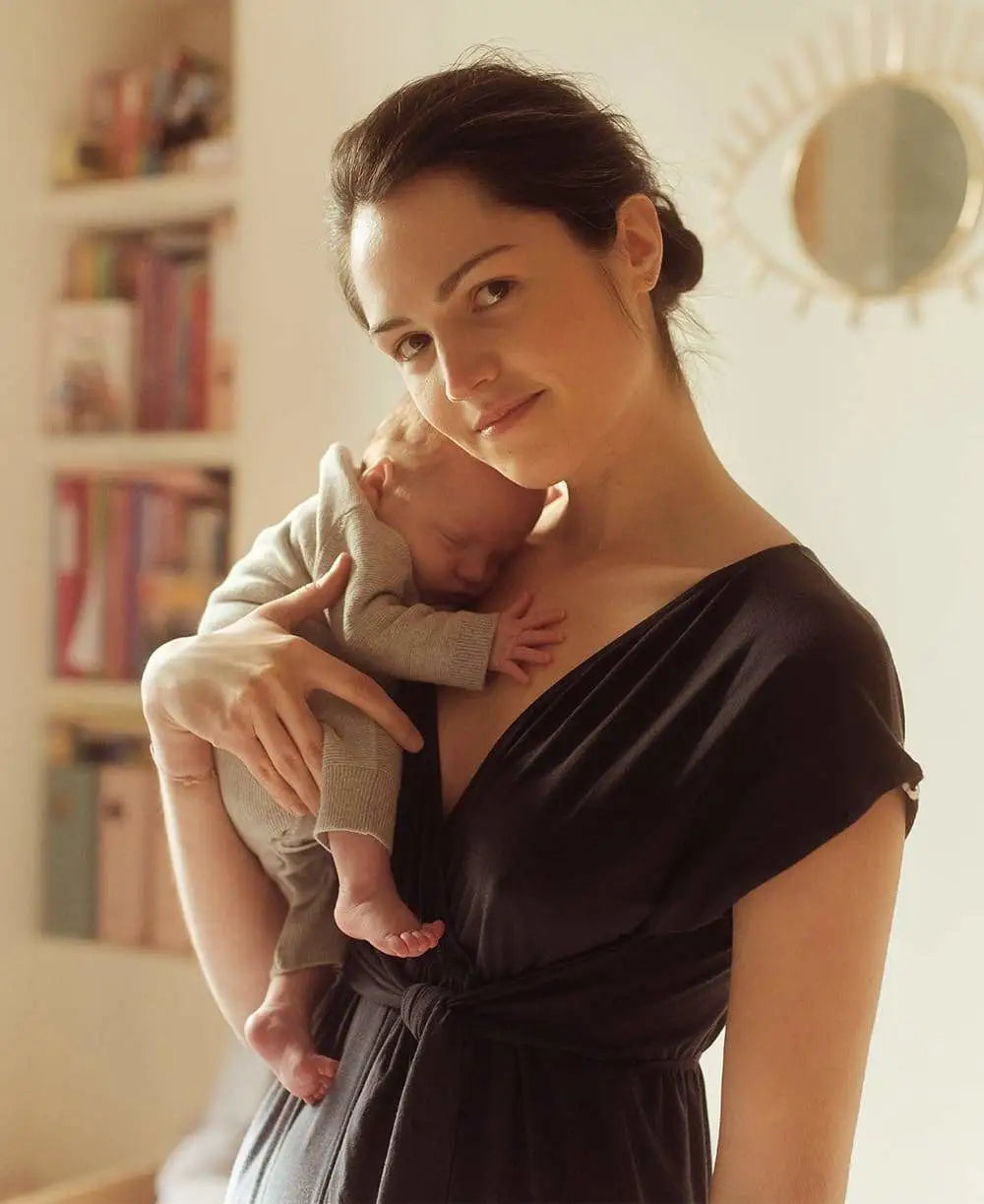 Maternity and nursing suit Origin indigo - Pajamas