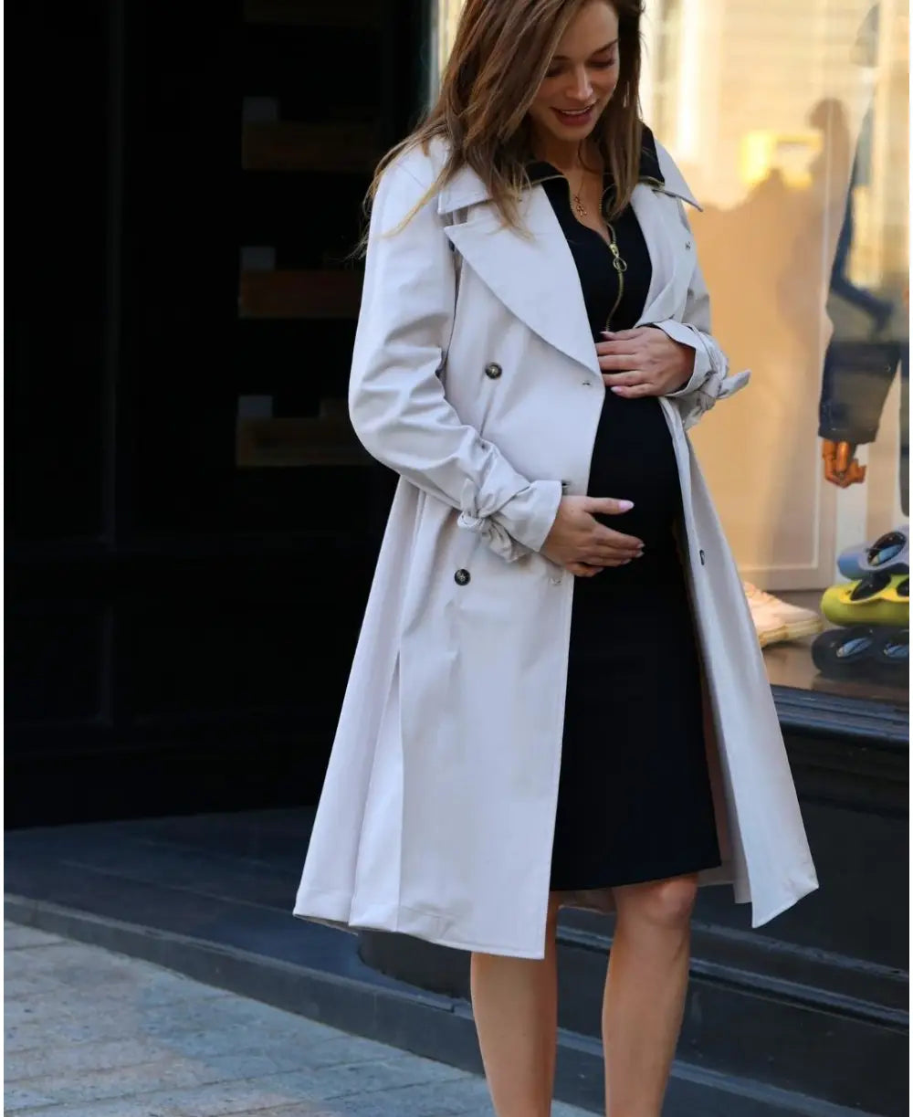 Maternity and pregnancy dress Favo black - Robes