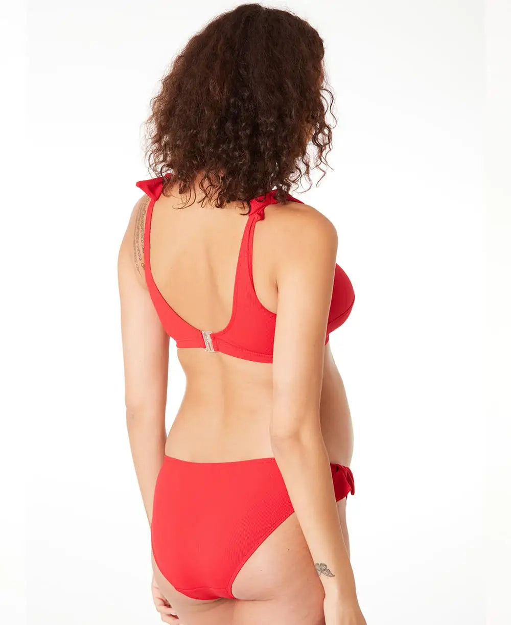 Maternity bikini Porto Vecchio red - Bikini