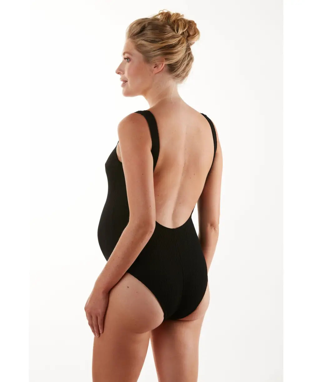 Maternity swimsuit Bayside black