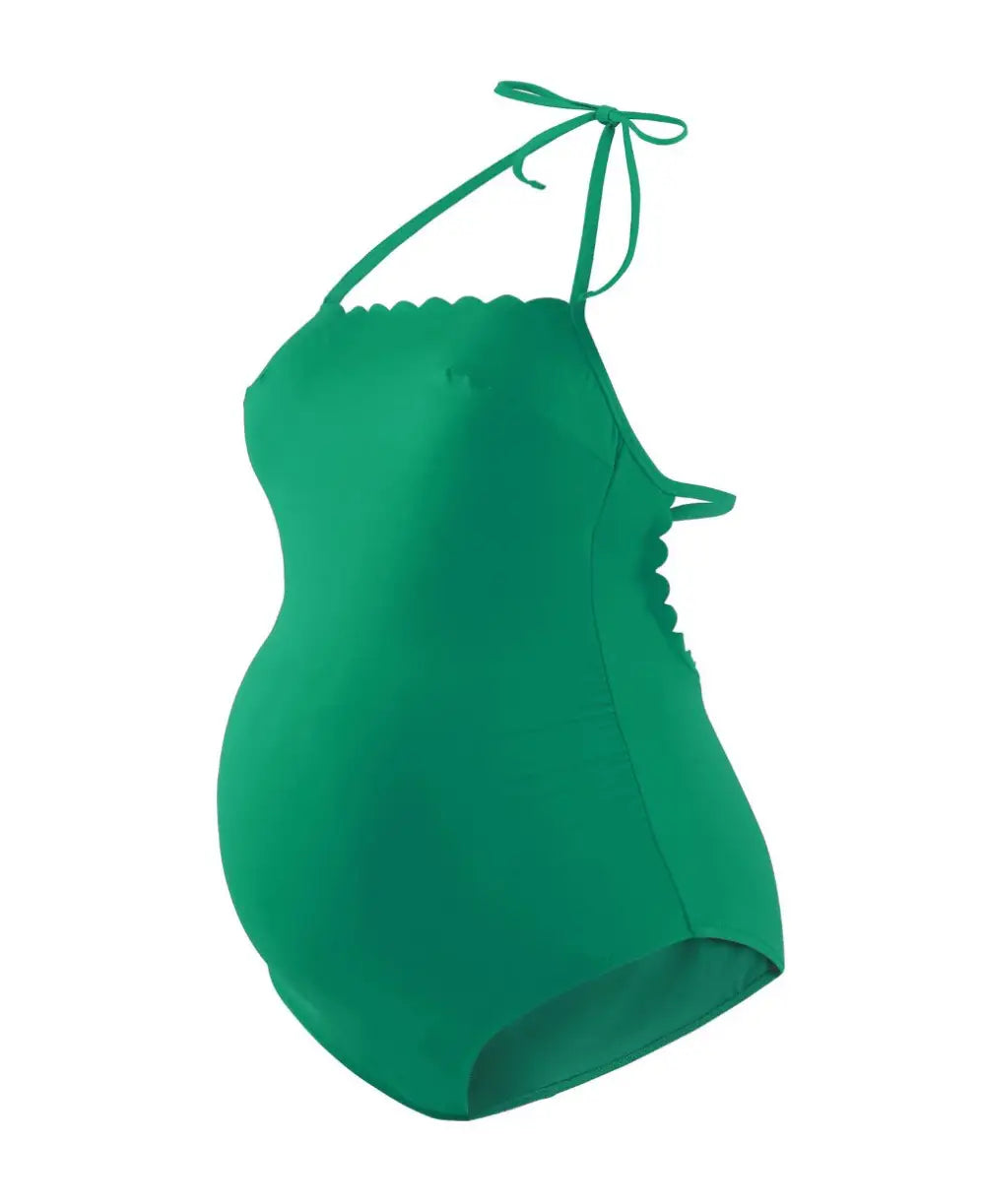 Maternity swimsuit Kyoto green