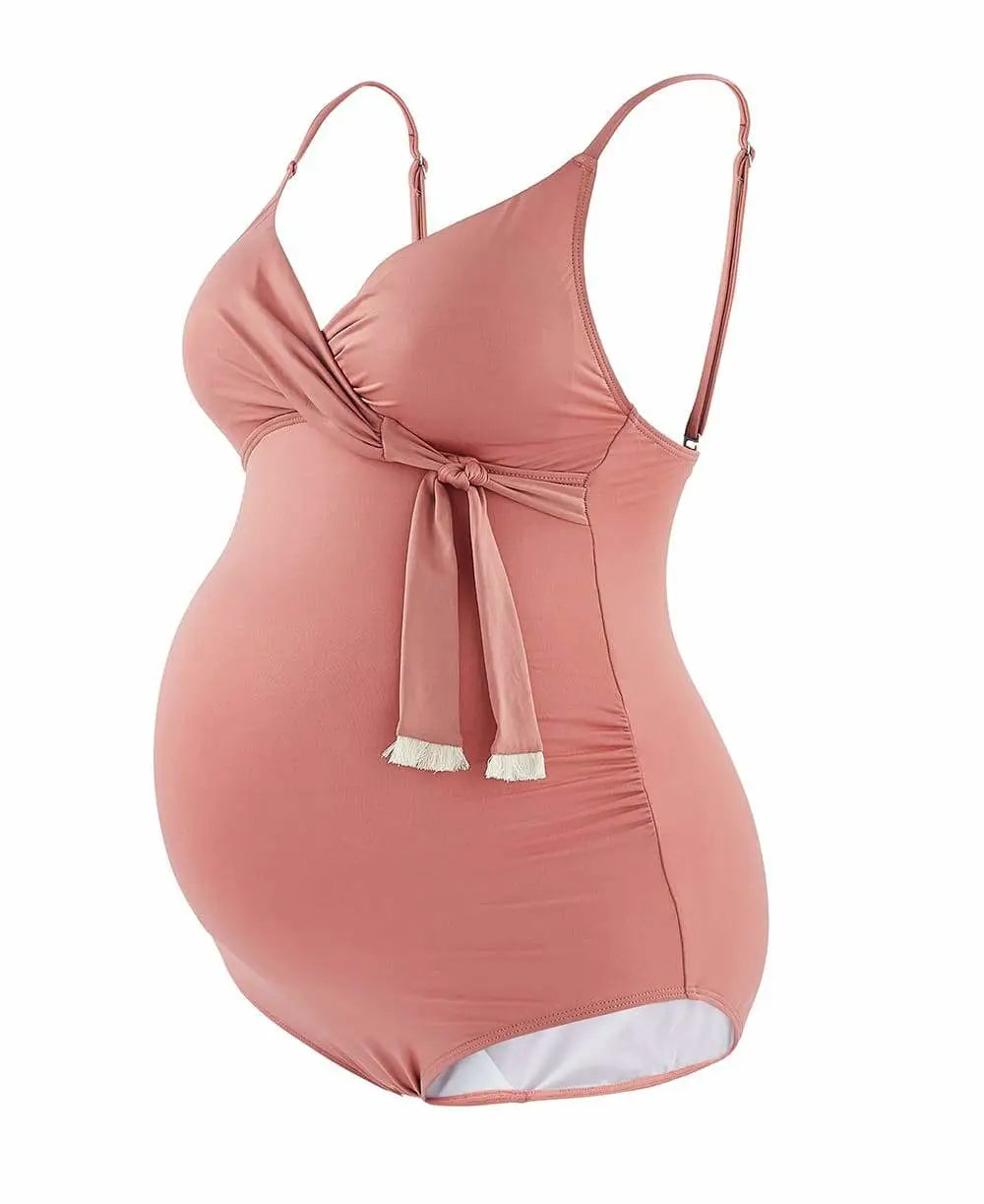 Maternity swimsuit Manitoba pink