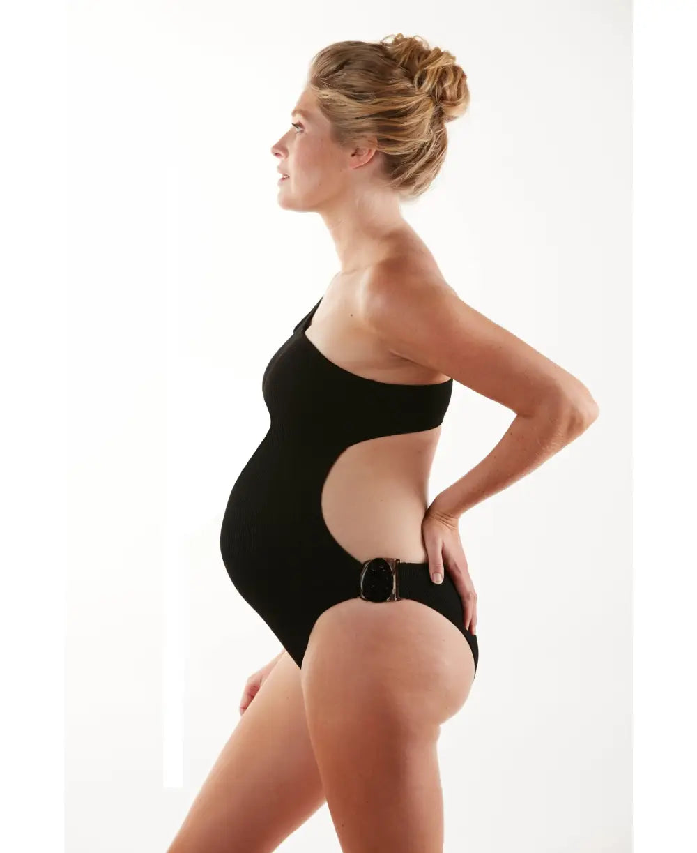 Maternity trikini Bayside black