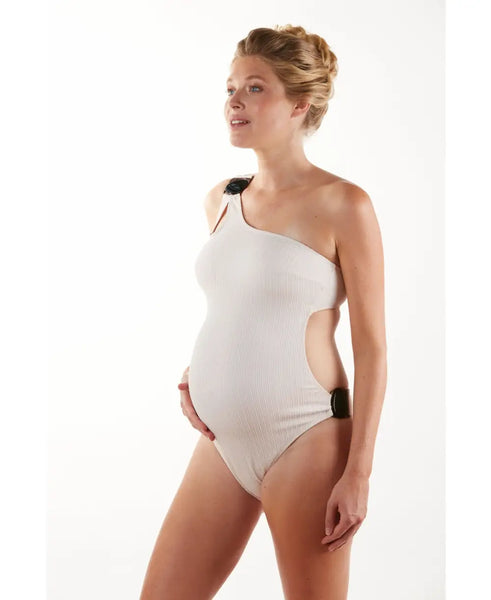 Maternity swimsuit Bayside black – Cache Cœur US