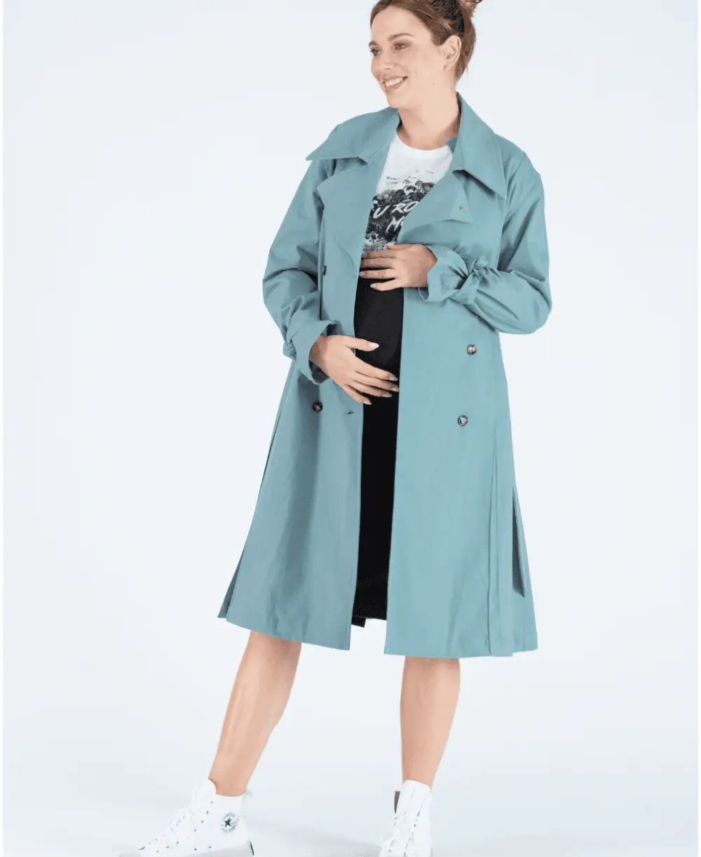 Meghan Storm Pregnancy Trench Coat - Coats and jackets