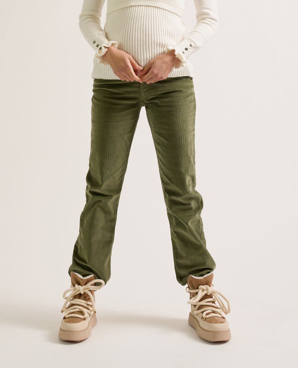 Maternity Pants William Khaki