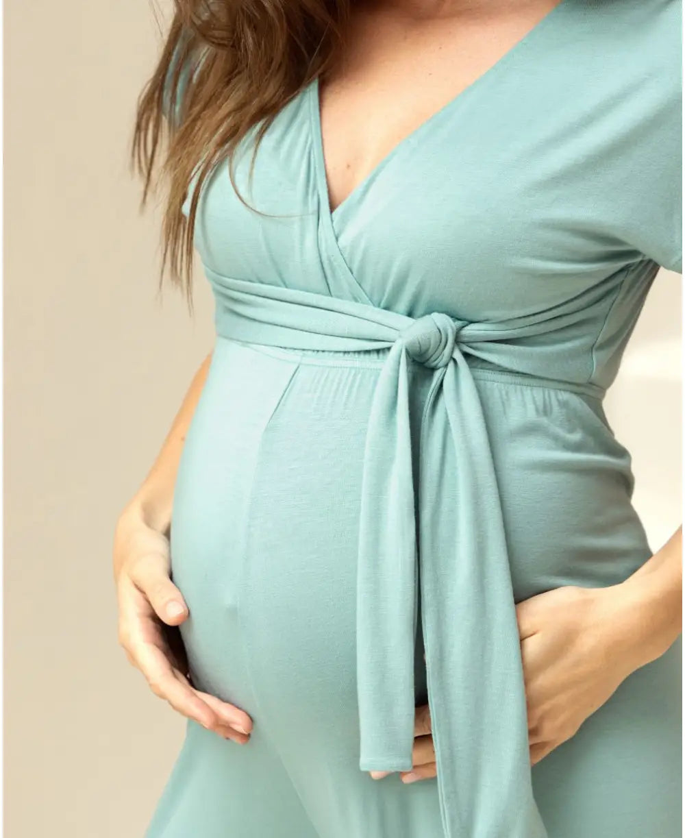 Pregnancy and nursing jumpsuit Origin Ocean