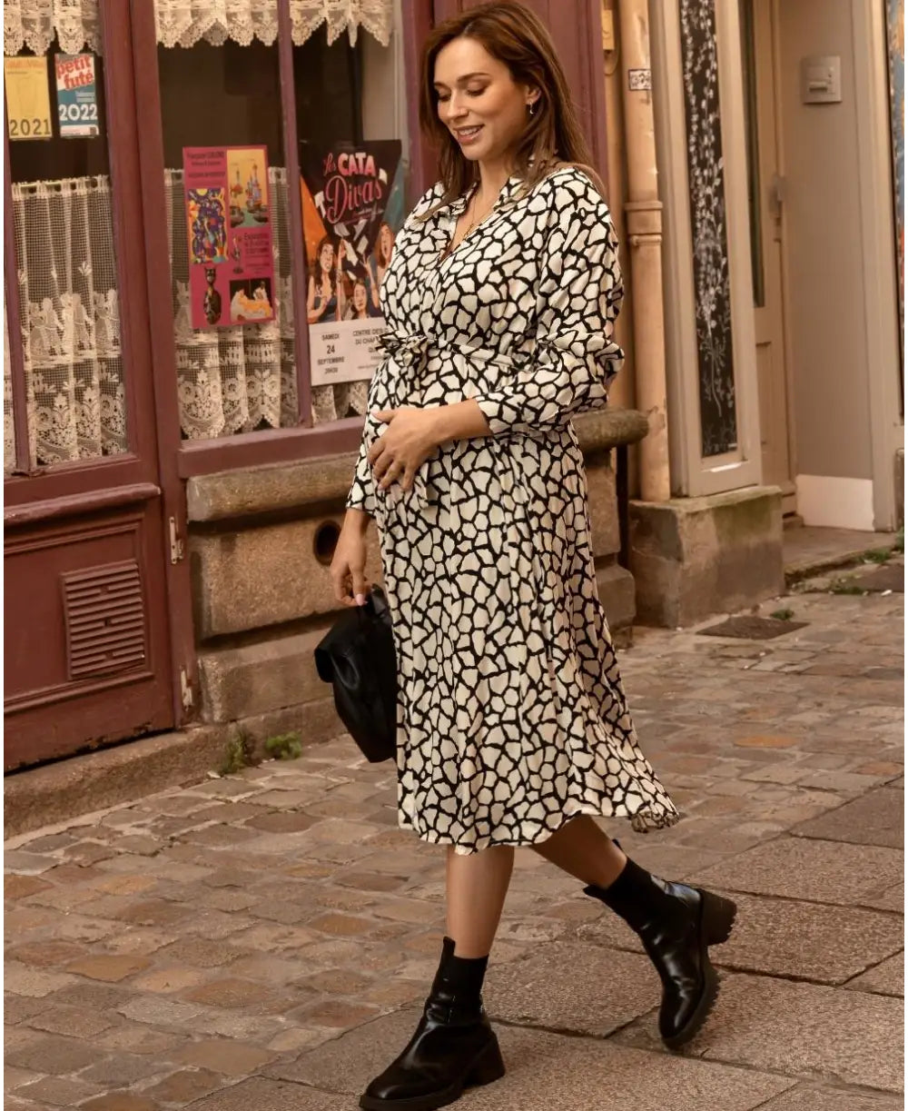 Ivory sales nursing dress